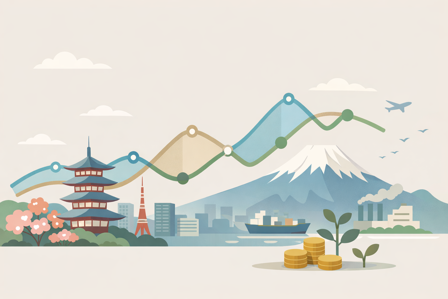 長期金利の推移と今後の住宅ローン金利への影響をイメージした図