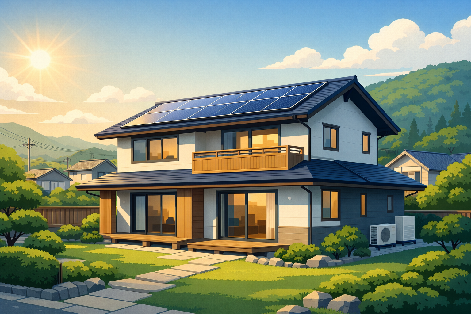 省エネ性能・耐震性に優れた質の高い住宅のイメージ